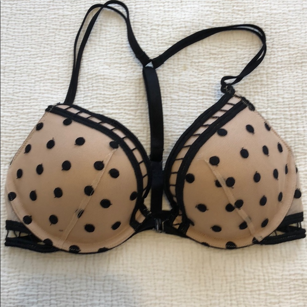 Polka dot bra by Victoria’s Secret